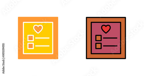 Wishlist Icon Design