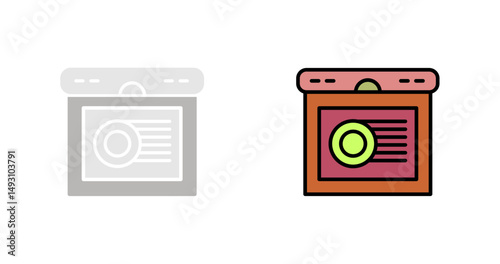 Dishwasher Icon Design