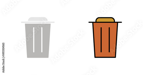 Trash Can Icon Design