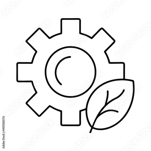 gear icon vector illustration
