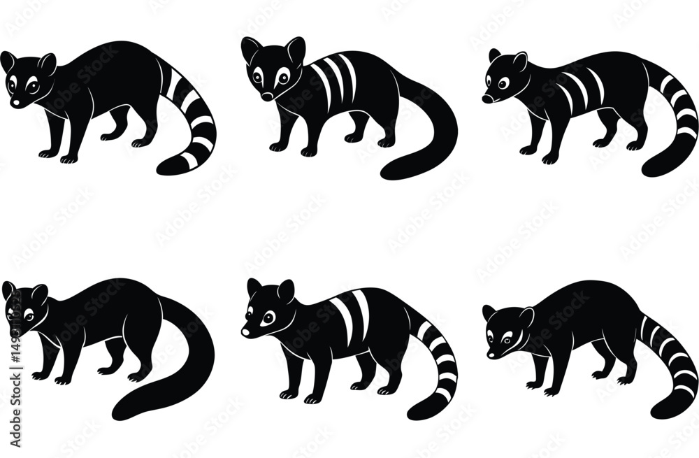 Naklejka premium civet vector animal