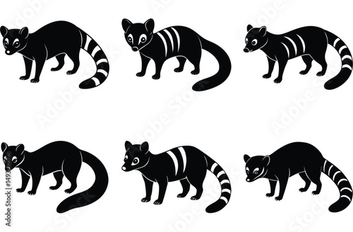 civet vector animal