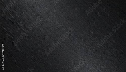 艶やかな黒いクールなメタル素材背景 / Sleek and Cool Black Metallic Texture Background
 photo