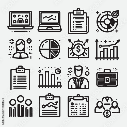 Mental health icons set. Containing depression, anxiety, stress, mental care, empathy, loneliness, bipolar, PTSD, psychology symbol, panic, mind disorder and more. Vector illustration