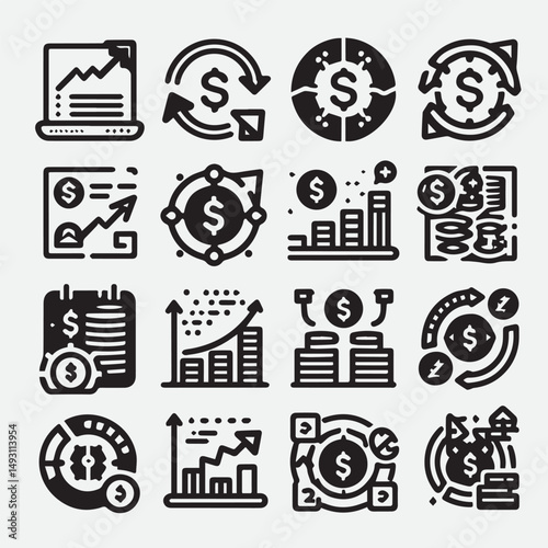 Mental health icons set. Containing depression, anxiety, stress, mental care, empathy, loneliness, bipolar, PTSD, psychology symbol, panic, mind disorder and more. Vector illustration