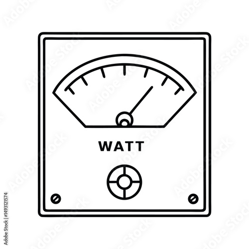 vector illustration of a clock