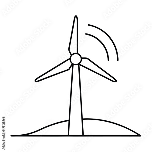 wind turbine isolated
