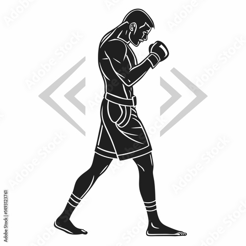 martial art Vector or karate silhouettes vector illustration Japan and China traditional martial art. self-defense presentation symbols. body poses icons. Karate poses signs