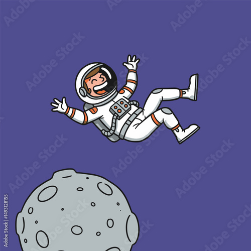 An astronaut standing proudly beside a futuristic rover on Mars