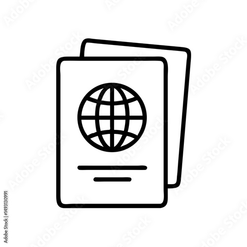 Travel documents, passport, global travel, for websites