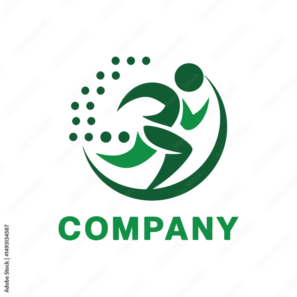 Fototapeta premium Wellness Logo Design Vector, Unique and Professional Wellness Logo Design