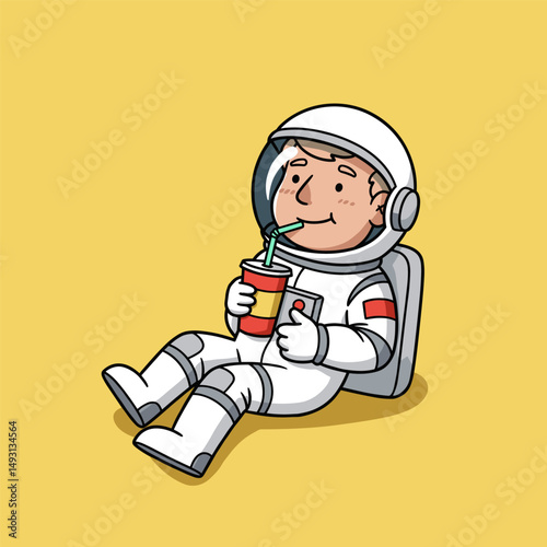 An astronaut walking slowly through a dusty alien desert.