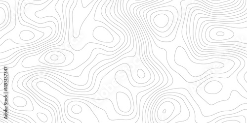 Abstract Topographic map background with wave line. White wave paper curved reliefs abstract background. Vector illustration. wave Line topography map contour background.