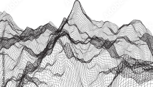 Smooth Network Wave BackYou can use these network waves for your elegant design that will be stand out by trendy visualization in the spirit of minimalist art and splendid tech-futuristic combination.
