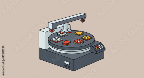 Pixel Art Automated Manufacturing Machine