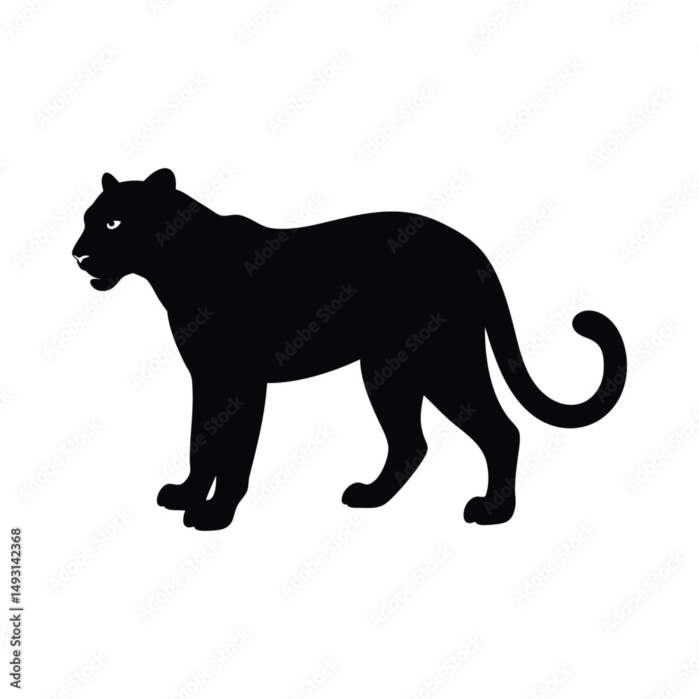 Fototapeta premium panther vector illustration