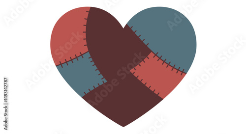 Patchwork Heart Design
