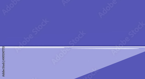 Simple Pixelated Purple Landscape With Horizon Line