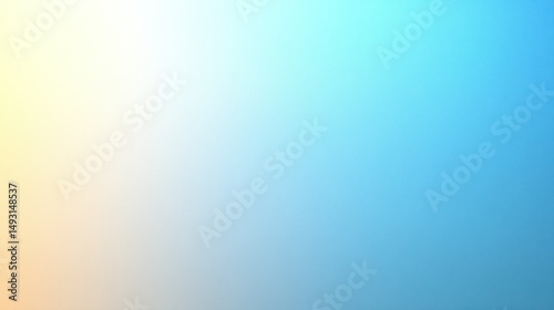 Soft gradient of light blue and yellow