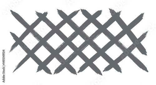Abstract Grey Crosshatch Pattern Design