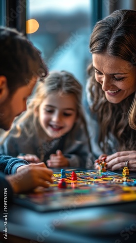 Family playing board game together (1)