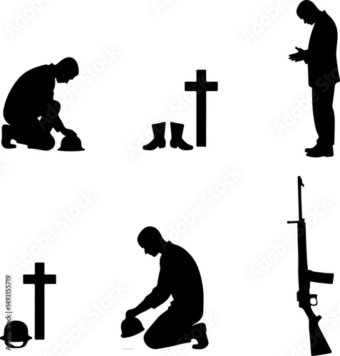 American army Guardians of Duty: Soldiers in Silhouette"