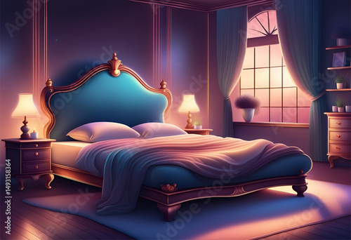 Bedroom luxury bright