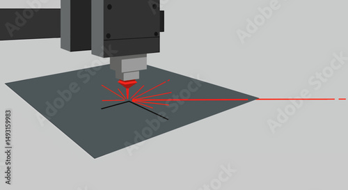 3D Printing Process Laser Projection