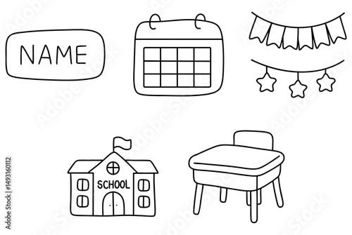 Back to school season brings excitement with calendars, decorations, and cozy classroom atmosphere