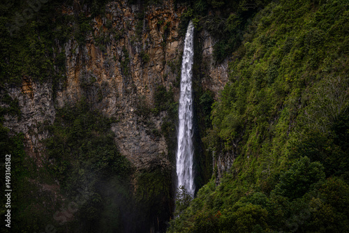 Sipiso Piso Waterval Drone @ Berastagi, Indonesia
