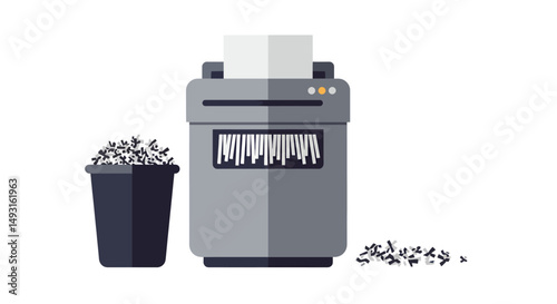 Pixel Art Shredder And Recycling Bin