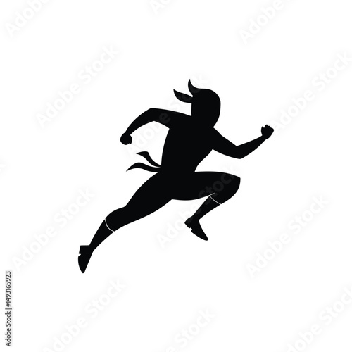 silhouette of a man jumping