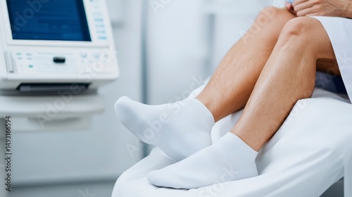 Podiatrist Office with Advanced Diagnostic Tools for Foot Care and Treatment Procedures
