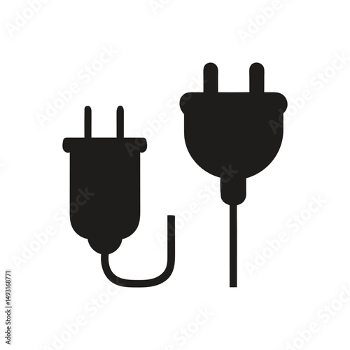 electric plug in a hand
