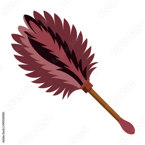 Feather Duster Vector Graphic for Designers