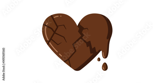 Pixel Art Broken Heart