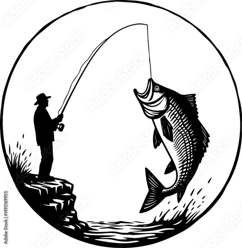 Silhouette of Gondolier on Boat

