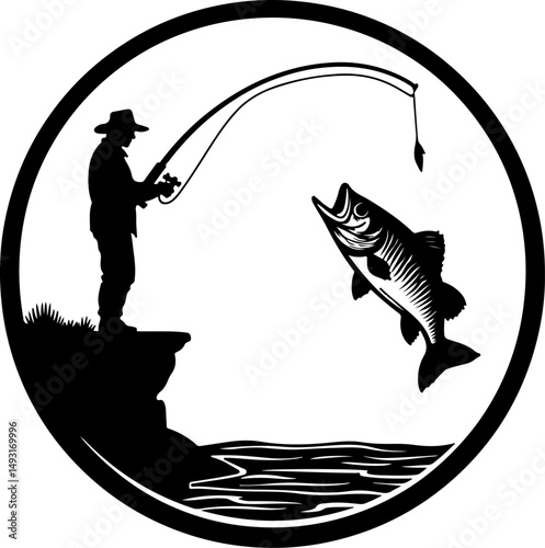 Silhouette of Gondolier on Boat

