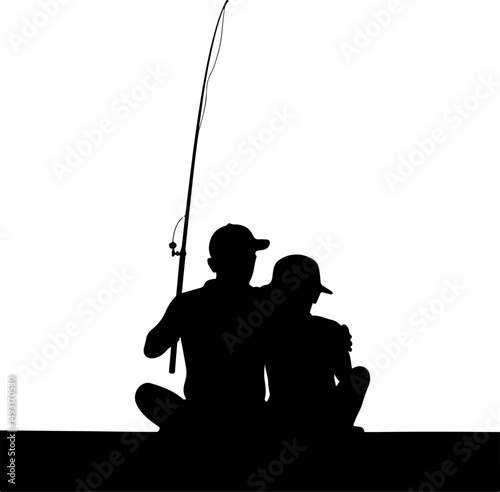 Silhouette of Gondolier on Boat

