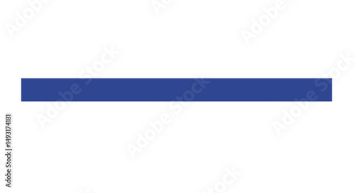 Solid Horizontal Blue Line