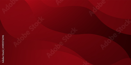 Red abstract background with dynamic shapes composition simple