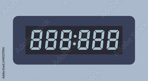 Digital Clock Displaying 888:288