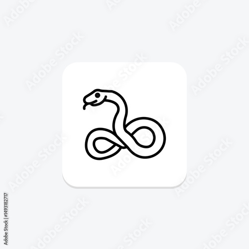 Green Tree Python, vector, pixel perfect, illustrator file
