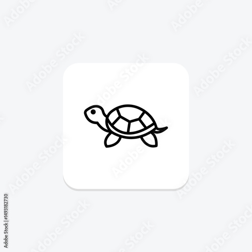 Painted Turtle, vector, pixel perfect, illustrator file