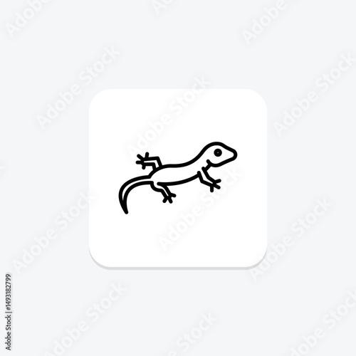 Day Gecko, vector, pixel perfect, illustrator file