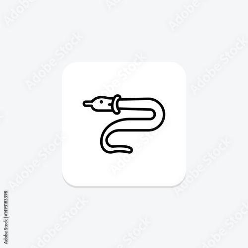 Slow Worm, vector, pixel perfect, illustrator file