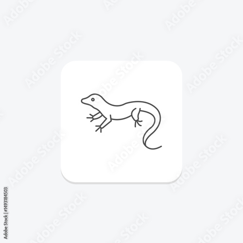 Green Anole, vector, pixel perfect, illustrator file