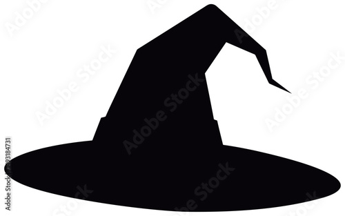 Witch Hat Silhouette Vector