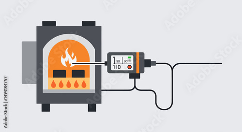 Industrial Oven Temperature Monitoring System