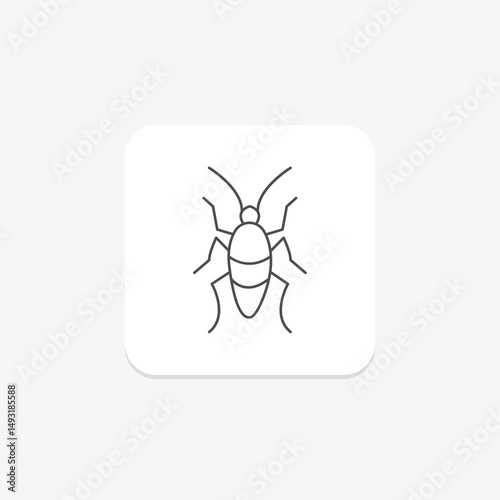Madagascar Hiss Cockroach, vector, pixel perfect, illustrator file
